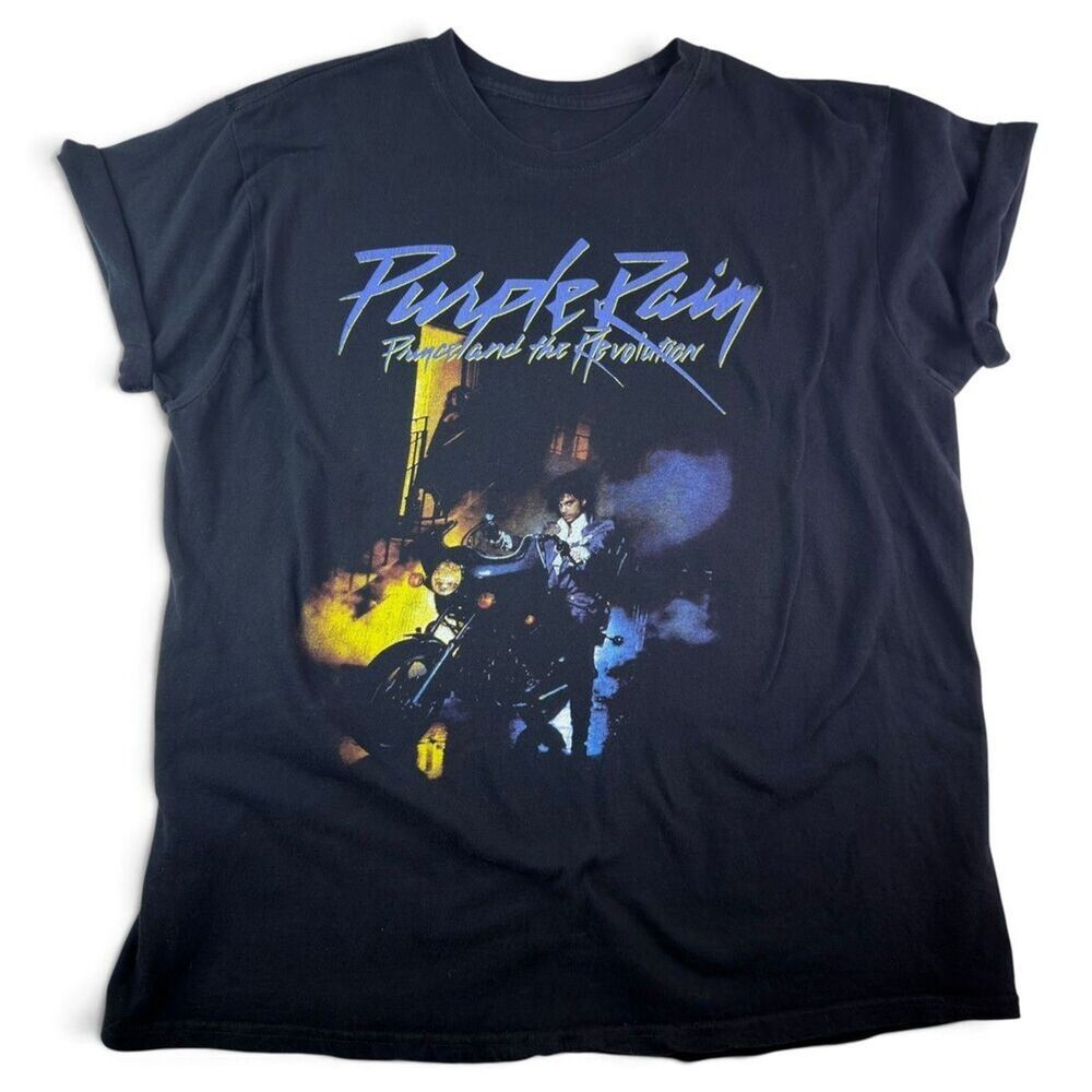 prince purple rain prince and the revolution graphic artist tee shirt xl